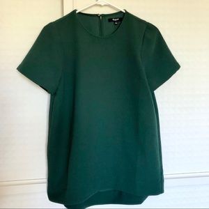Madewell Dark Green Tailored Tee B6208